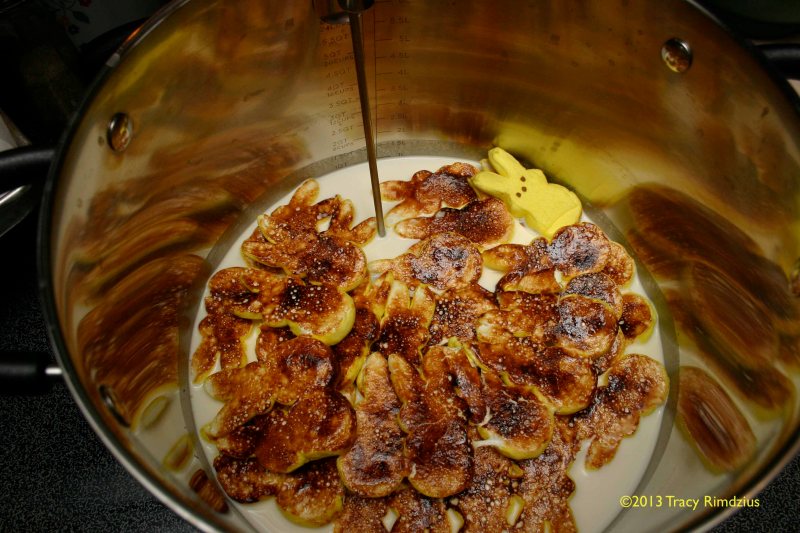 The lone survivor and his toasted buddies about to be melted.